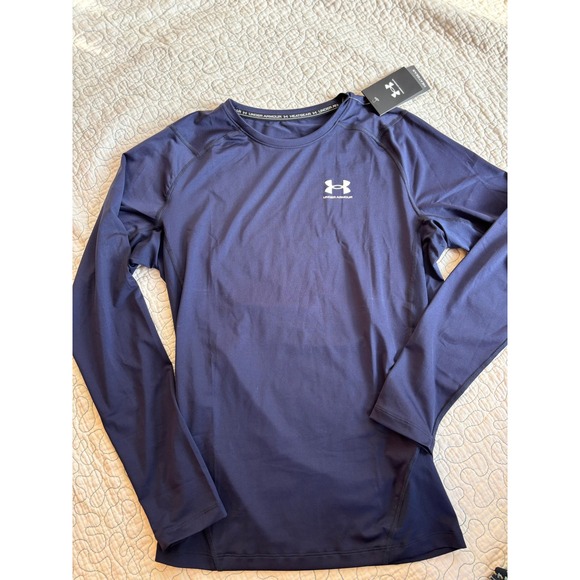 Under Armour Other - Under Armour HeatGear Mens XL‎ Navy Blue Long Sleeve Compression Shirt